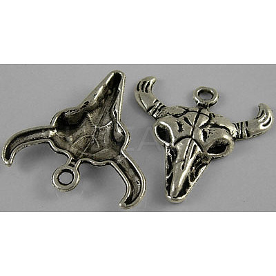 Tibetan Style Alloy Steer Pendants LS-LF1303Y-NF-1