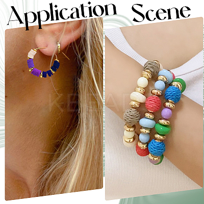 190Pcs 7 Styles Brass Beads KK-BBC0025-80-1