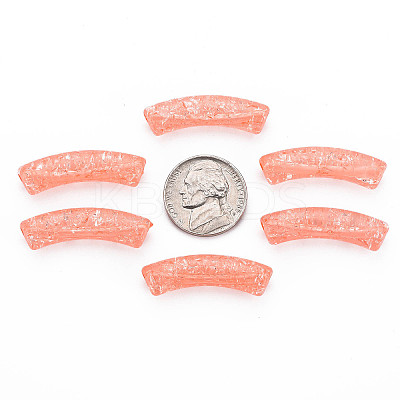 Transparent Crackle Acrylic Beads CACR-S009-001A-N52-1