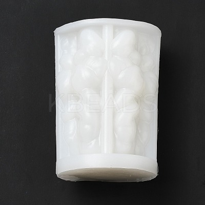 Embossed Pillar DIY Candle Silicone Molds CAND-B001-01-1