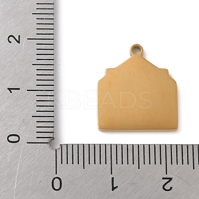 Christmas Themes 304 Stainless Steel Enamel Pendants LS-STAS-K312-04M-G-1
