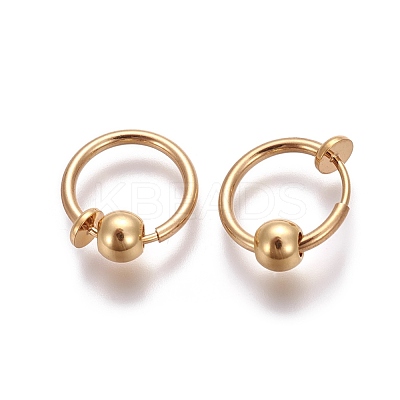 Electroplate Brass Retractable Clip-on Earrings X-EJEW-L221-02N-1
