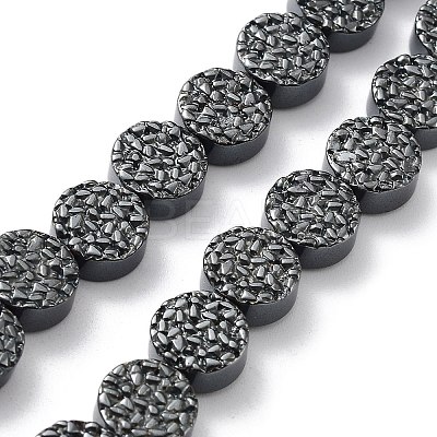 Synthetic Non-Magnetic Hematite Beads Strands G-H303-B09-1