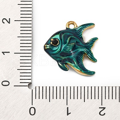 304 Stainless Steel Enamel Pendants LS-STAS-B112-01G-03-1