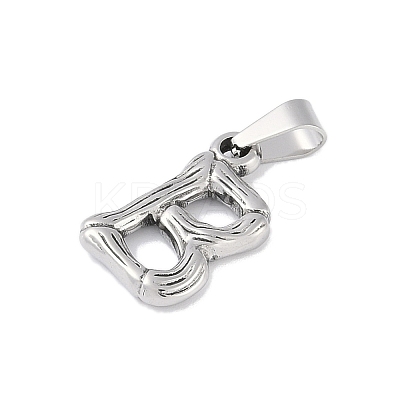 Non-Tarnish 304 Stainless Steel Pendants STAS-F235-01P-B-1