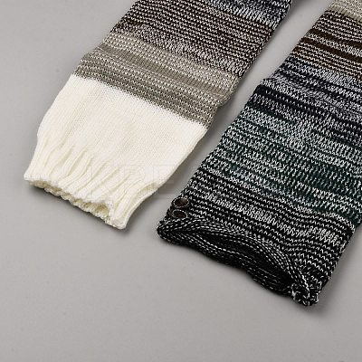 Acrylic Fiber Yarn Leg Warmers Socks AJEW-WH20064-44B-1