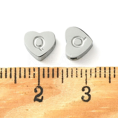 Tarnish Resistant 316L Surgical Stainless Steel Beads STAS-R230-01Q-P-1-1