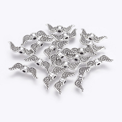 Tibetan Style Alloy Beads TIBEB-6139-AS-FF-1