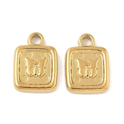 304 Stainless Steel Pendants STAS-L293-13G-1