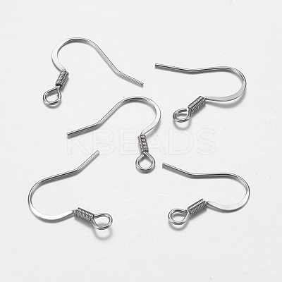 Tarnish Resistant 316 Surgical Stainless Steel French Earring Hooks STAS-F149-30P-1