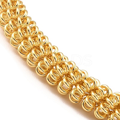 Brass Chain Choker Necklaces NJEW-F313-03G-1