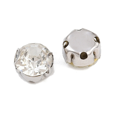 Flat Round Sew on Rhinestone Montee Beads STAS-B107-01E-01P-1
