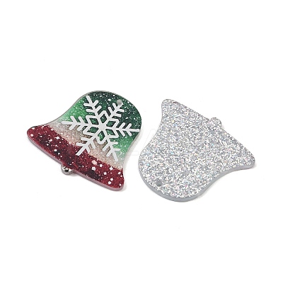 Christmas Themes Opaque Printed Acrylic Pendants LS-OACR-B037-05-1