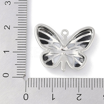 Rack Plating Alloy Enamel Pendants PALLOY-F018-22P-04-1