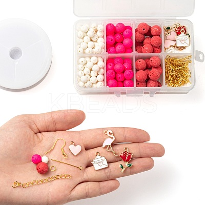 DIY Jewelry Set Making Kits for Valentine's Day DIY-LS0001-83-1