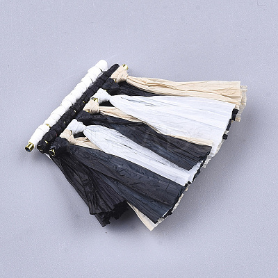 Raffia Tassel Pendant Decoration LS-FIND-T023-17-1