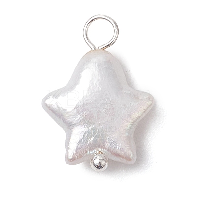 Natural Nucleated Baroque Keshi Pearl Pendants PALLOY-JF02900-02-1