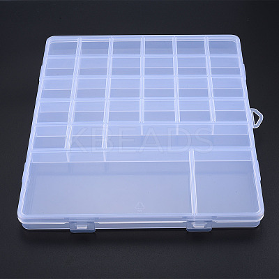 Rectangle Polypropylene(PP) Bead Storage Container CON-N011-050-1