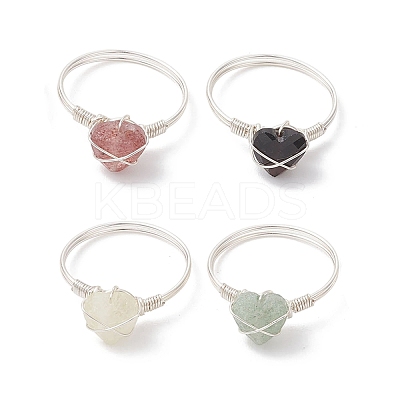 Gemstone Finger Rings RJEW-TA00232-02-1