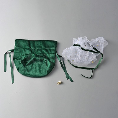 Velvet Jewelry Drawstring Gift Bags ABAG-WH0047-03-1