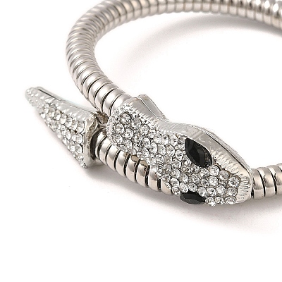 Alloy Round Snake Chain Bracelets LS-BJEW-Z018-02P-1