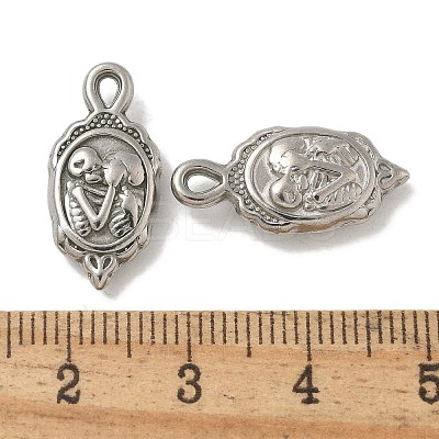 Anti-Tarnish 304 Stainless Steel Pendants STAS-Q334-52P-1