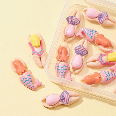 12Pcs 3 Styles Opaque Resin Cabochons CRES-FS0001-10-1