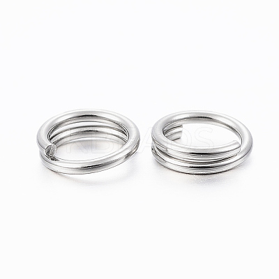 Non-Tarnish 304 Stainless Steel Split Rings LS-X-STAS-H413-04P-A-1