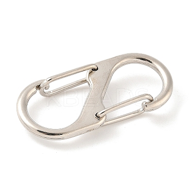 Alloy & Iron Double S Snap Hook Spring Keychain Clasps FIND-H049-02A-P-1