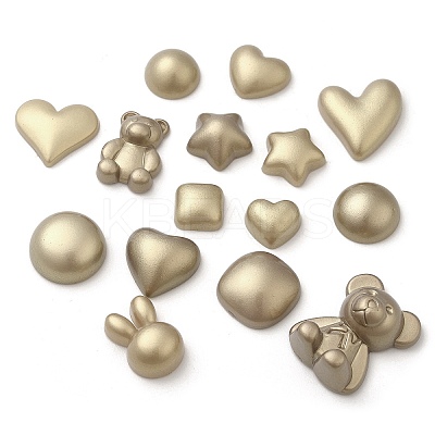 Opaque Resin Cabochons RESI-F050-13-1