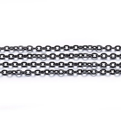 Handmade 304 Stainless Steel Cable Chains STAS-P213-01B-01-1