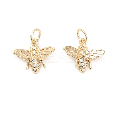 Brass Micro Pave Cubic Zirconia Pendants LS-KK-B133-05G-02-1