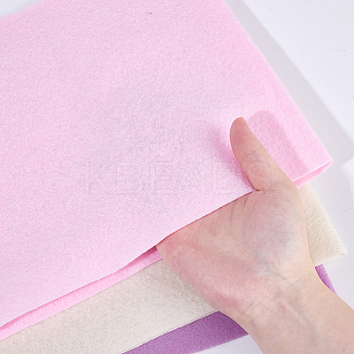 7Pcs 7 Colors Non-woven Felt Fabric DIY-CP0012-69E-1
