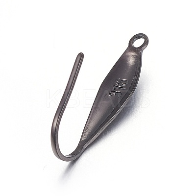 316 Surgical Stainless Steel Earring Hooks Ion Plating(IP) X-STAS-L211-10-B-1