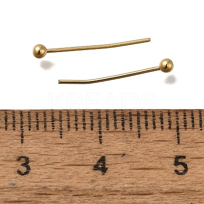 Brass Ball Head Pins KK-H502-03K-G-1