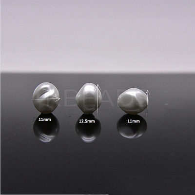 Baking Paint Pearlized Glass Pearl Beads LS-FIND-WH0152-454C-1