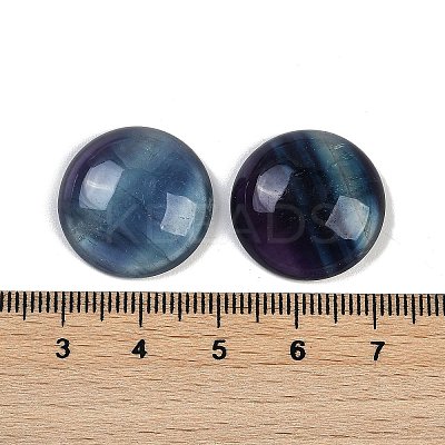 Natural Colorful Fluorite Cabochons G-I370-06C-1