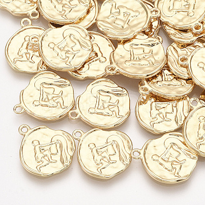 Brass Pendants X-KK-S352-01G-1