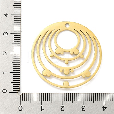 Real 18K Gold Plated PVD Vacuum Plating 304 Stainless Steel Pendants STAS-L278-033G-01-1