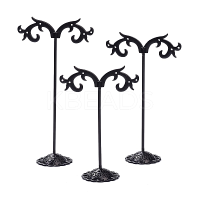 T Bar Iron Earring Displays Sets ODIS-P008-01B-1