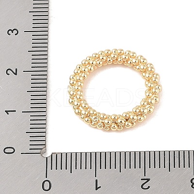 Brass Closed Jump Rings KK-S369-02G-03-1