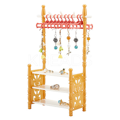Random Color Plastic Doll Clothes Shoes Rack AJEW-WH0332-35C-1