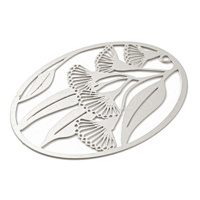 Non-Tarnish 201 Stainless Steel Pendants STAS-D023-07P-1