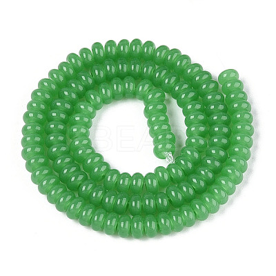 Imitation Jade Glass Beads Strands GLAA-T025-6mm-06A-1