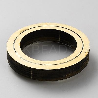 Wooden & Carbon Steel Leather Die Cutting Mold DIY-WH0622-221B-1