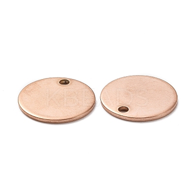 Ion Plating(IP) 304 Stainless Steel Charms STAS-K112-02RG-1
