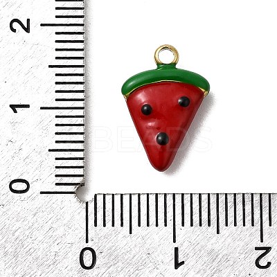 304 Stainless Steel Enamel Pendants STAS-I355-13G-01-1