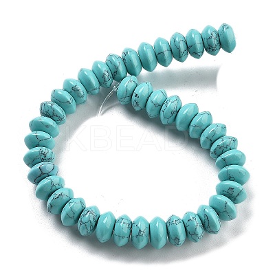 Synthetic Turquoise Beads Strands G-P559-A11-02-1