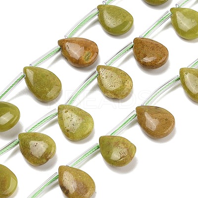 Natural Green Opal Beads Strands G-Q183-B04-01-1