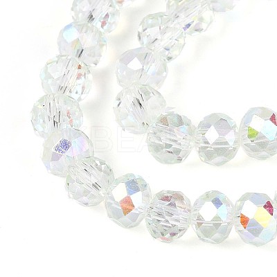 Transparent Glass Beads Strands EGLA-N016-6mm-06-1